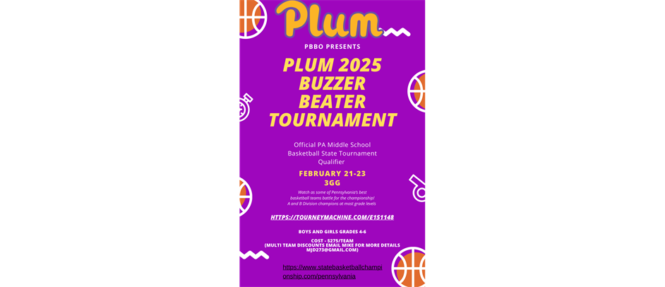 2025 Plum Buzzer Beater Tournament